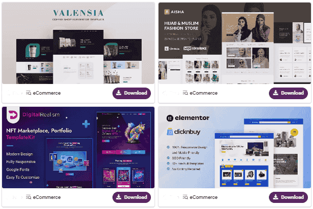 WordPress 100 Elementor template preview 7