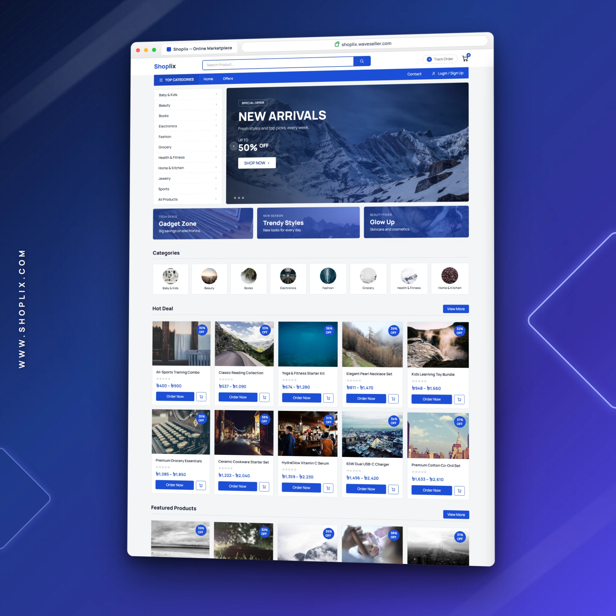 Shoplix: Laravel-Powered E-Commerce Store
